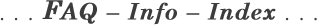 . . . FAQ -