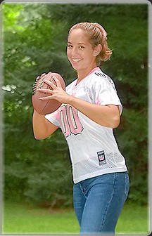 Girl-pink-football