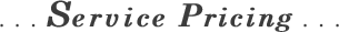  . . . Service
