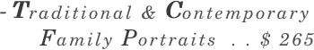 - Traditional & Contemporary  